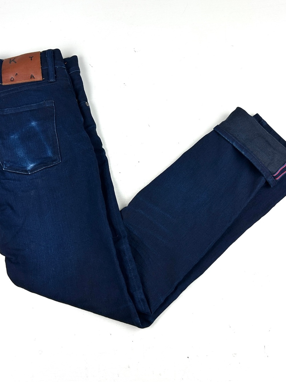 KATO By Hiroshi Kato The Pen Slim Indigo Selvedge Jeans Mens Size 29 Made in USA